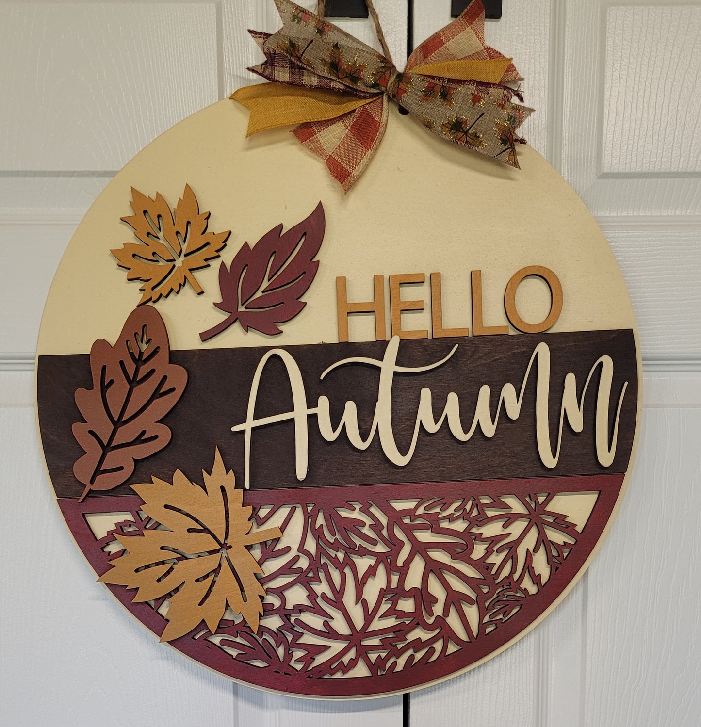 Hello Autumn Door Hanger