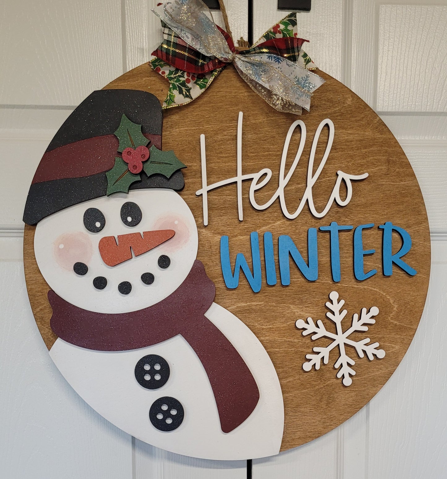 Hello Winter Snowman