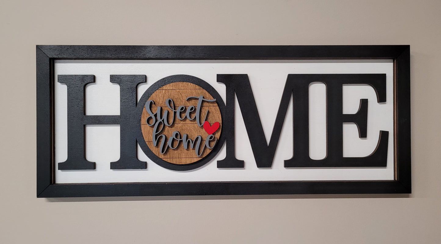 Welcome Home Interchangeable Wall Hanging with seasonal pieces