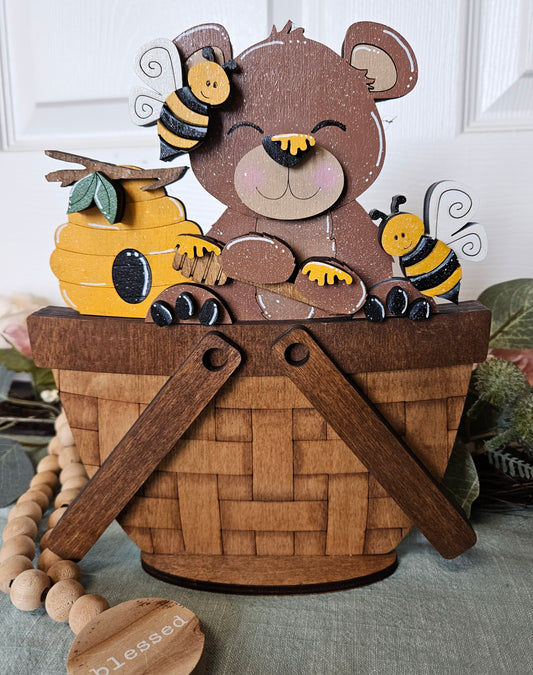 Honey Bear Basket Insert